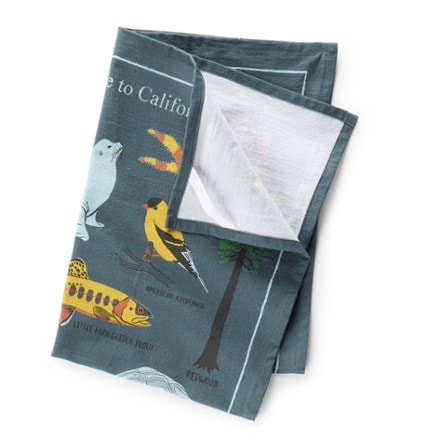 Claudia Pearson Field Guide to California Tea Towel 2