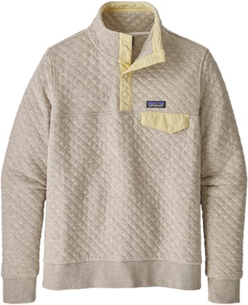 quilted cotton pullover