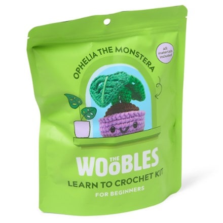 The Woobles Ophelia the Monstera Plant Crochet Kit 2