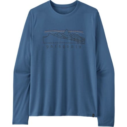 Patagonia Capilene Cool Trail Graphic Long-Sleeve Shirt - Men's 0