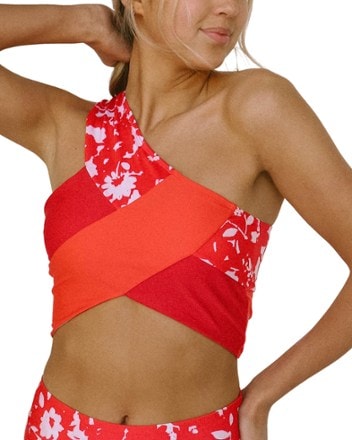 Nani Swimwear Patchwork Crop Swimsuit Top - Women's 1