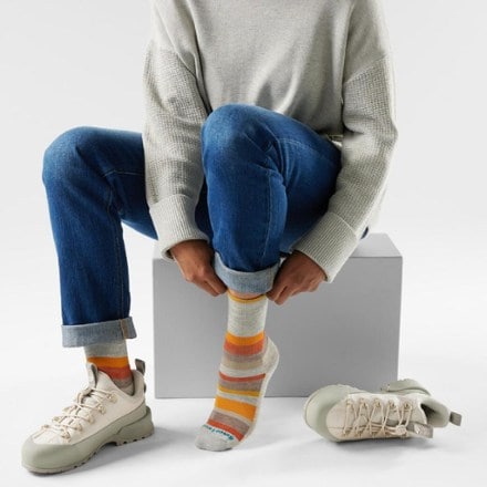Smartwool Everyday Multi-Stripe Crew Socks - Women's 1