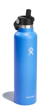 Hydro Flask Standard-Mouth Vacuum Water Bottle with Flex Straw Cap - 24 fl. oz. 1