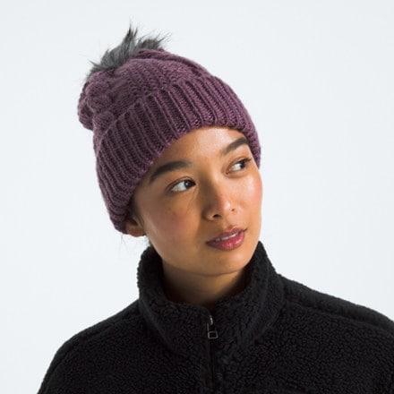 The North Face Oh Mega Fur Pom Beanie - Women's 1