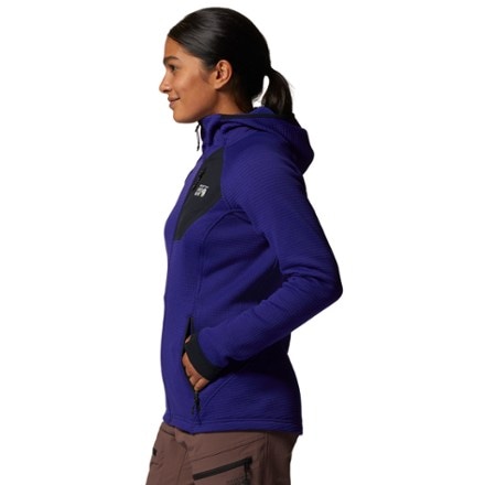 Mountain Hardwear Polartec Power Grid Full-Zip Fleece Hoodie - Women's 2