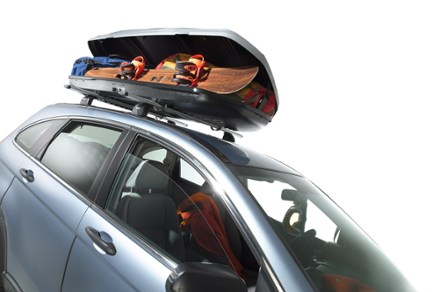 thule roof box and bike rack