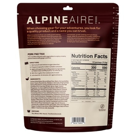 AlpineAire Foods Pork Pad Thai - 2 Servings 1