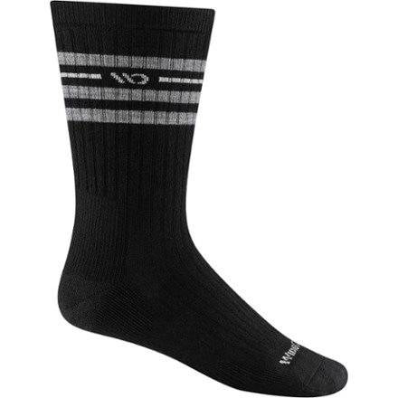 Wide Open Vintage Stripe Cushioned Crew Socks - Men's 0