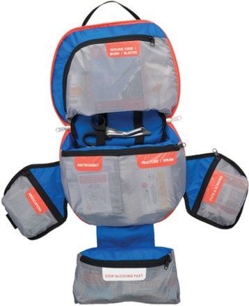 Adventure Medical Kits Mountain Series Guide Medical Kit Shown open (Blue)