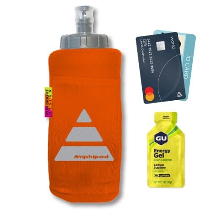 Amphipod RunBright Soft-Tech Luxe Handheld Water Bottle - 16 fl. oz. 1