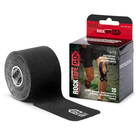 RockTape GO Extra-Sticky Adhesive Precut Kinesiology Tape 0