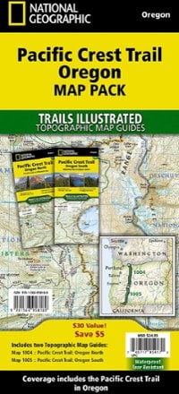 National Geographic Pacific Crest Trail: Oregon Map Pack Bundle 0