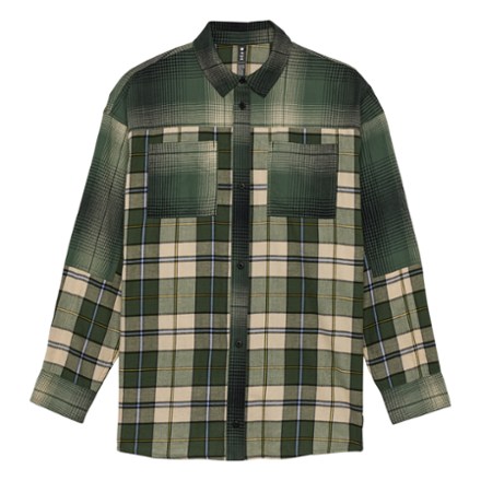 Fox Oversized Flannel Shirt - Women's 0