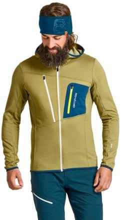 Ortovox Fleece Grid Hoodie - Men's 1