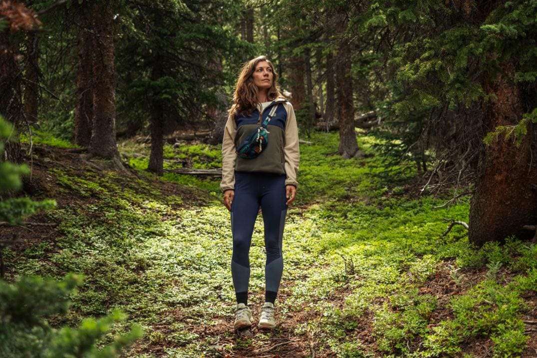 Location Image for Vista Quarter-Zip Lightweight Fleece Pullover - Women's