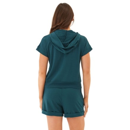 Threads 4 Thought Modal Terry Short-Sleeve Pullover Hoodie - Women's 1