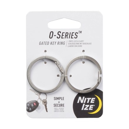 Nite Ize O-Series Gated Key Ring - Package of 2 0