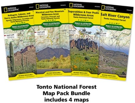 National Geographic Tonto National Forest Topographic Map Pack 1