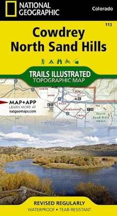 National Geographic Cowdrey/North Sand Hills Trail Map 0