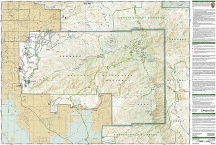 National Geographic Saguaro National Park Map 2