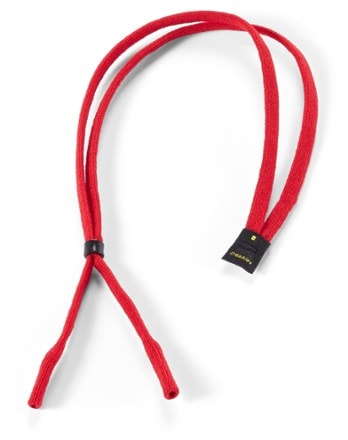 Croakies Micro Suiters Eyewear Retainer Front view (Red)