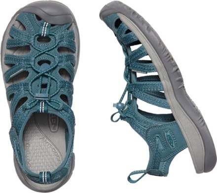 KEEN Whisper Sandals - Women's Top view (Smoke Blue)