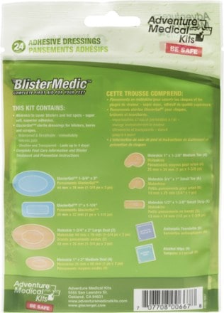 Adventure Medical Kits Blister Medic Kit Back view (None)