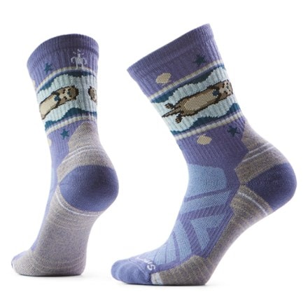 Smartwool Hike Light Cushion Otter Float Crew Socks - Women's 0