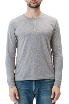 Threads 4 Thought Triblend 3-Button Long-Sleeve Henley Shirt - Men's 0