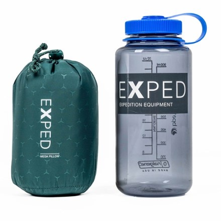 Exped Mega Pillow 32 fl. oz. water bottle for scale (not included)