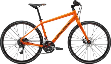 orange cannondale bike