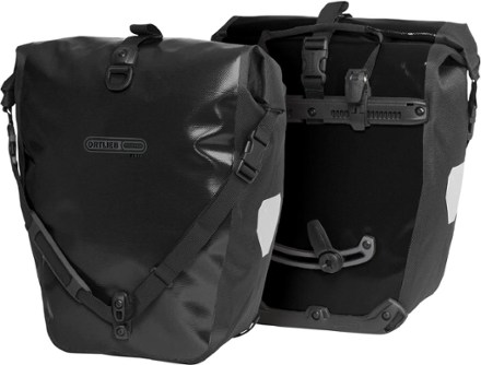 Ortlieb Back-Roller Free Panniers - Pair Back view (Black)