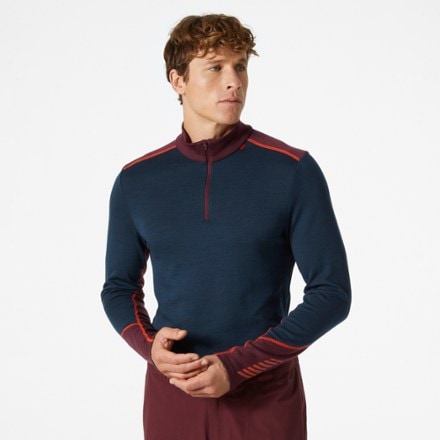 Helly Hansen LIFA Merino Midweight Half-Zip Base Layer Top - Men's 1