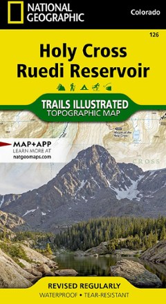 National Geographic Holy Cross Ruedi Reservoir Topographic Map 0