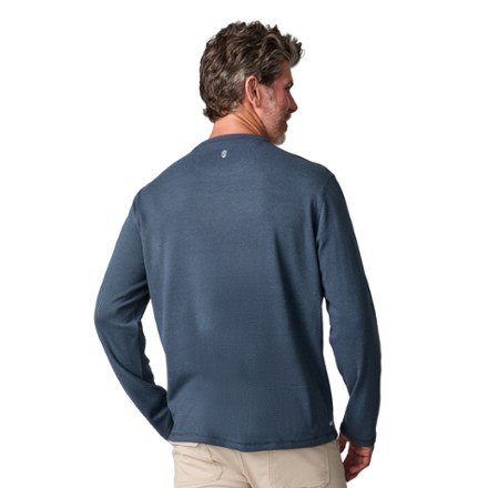 Free Country Sueded Pique Long-Sleeve Crew Shirt - Men's 1