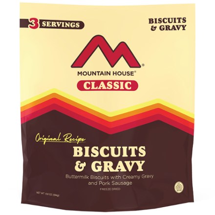 Mountain House Classic Biscuits & Gravy - 3 Servings 0