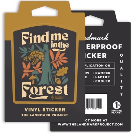 The Landmark Project Find Me In The Forest Sticker 1
