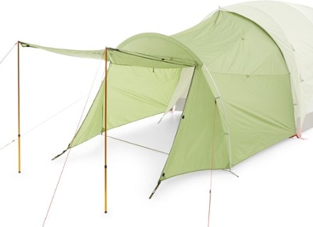 REI Co-op Wonderland Mud Room Bonus configuration shown with 2 adjustable tarp poles (not included)