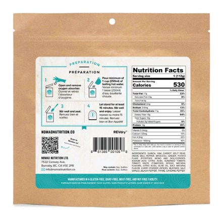 Nomad Nutrition Caribbean Curry - 1 Serving 1