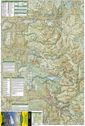 National Geographic Mount Baker and Boulder River Wilderness Areas Topographic Map 2