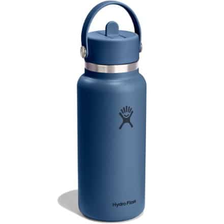 Hydro Flask Wide-Mouth Vacuum Water Bottle with Flex Straw Cap - 32 fl. oz. 0