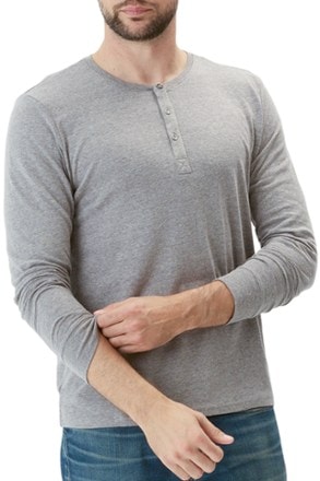 Threads 4 Thought Triblend 3-Button Long-Sleeve Henley Shirt - Men's 3