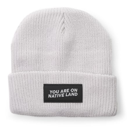 Urban Native Era You Are On Native Land Winter Ribbed Beanie 0