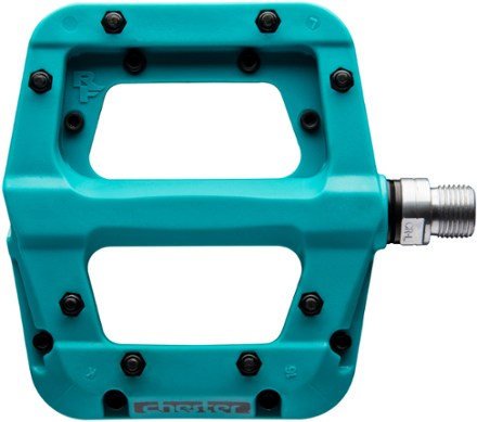 teal bike pedals