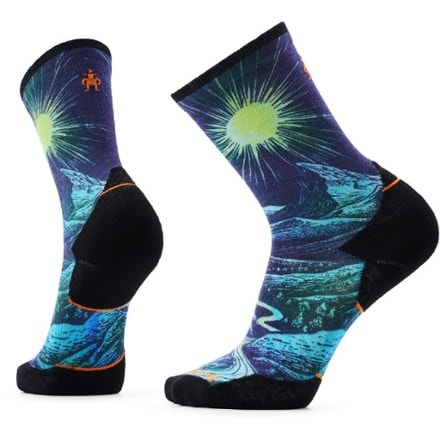 Smartwool Trail Run Targeted Cushion Treeline Crew Socks 0