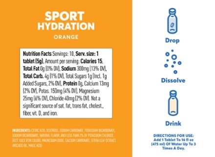 NUUN Sport Hydration Tablets - 10 Servings 2