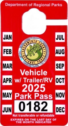  Sacramento County Annual Park Pass - Motorized Watercraft/Trailer/Oversize Vehicle 0