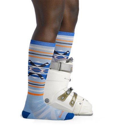 Darn Tough Snowscape Over-the-Calf Lightweight Ski and Snowboard Socks - Women's 2