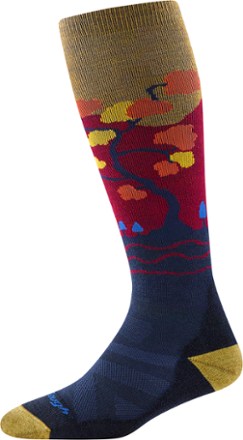 Darn Tough Enchanted Over-the-Calf Midweight Ski and Snowboard Socks - Women's 1