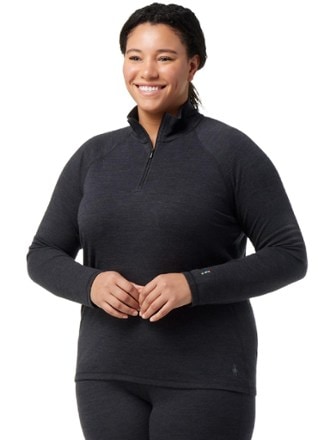 Smartwool Classic Thermal Merino Quarter-Zip Base Layer Top - Women's Plus Sizes 1